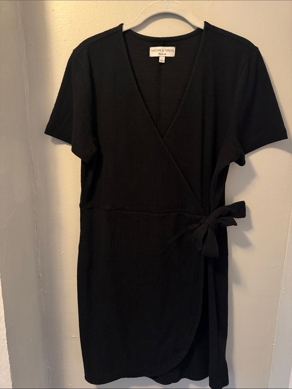 Madewell Black Wrap Dress